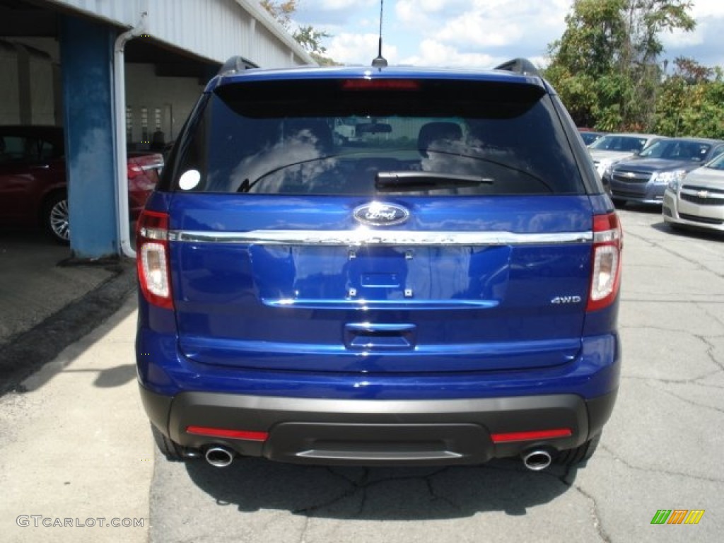 2013 Explorer 4WD - Deep Impact Blue Metallic / Medium Light Stone photo #7