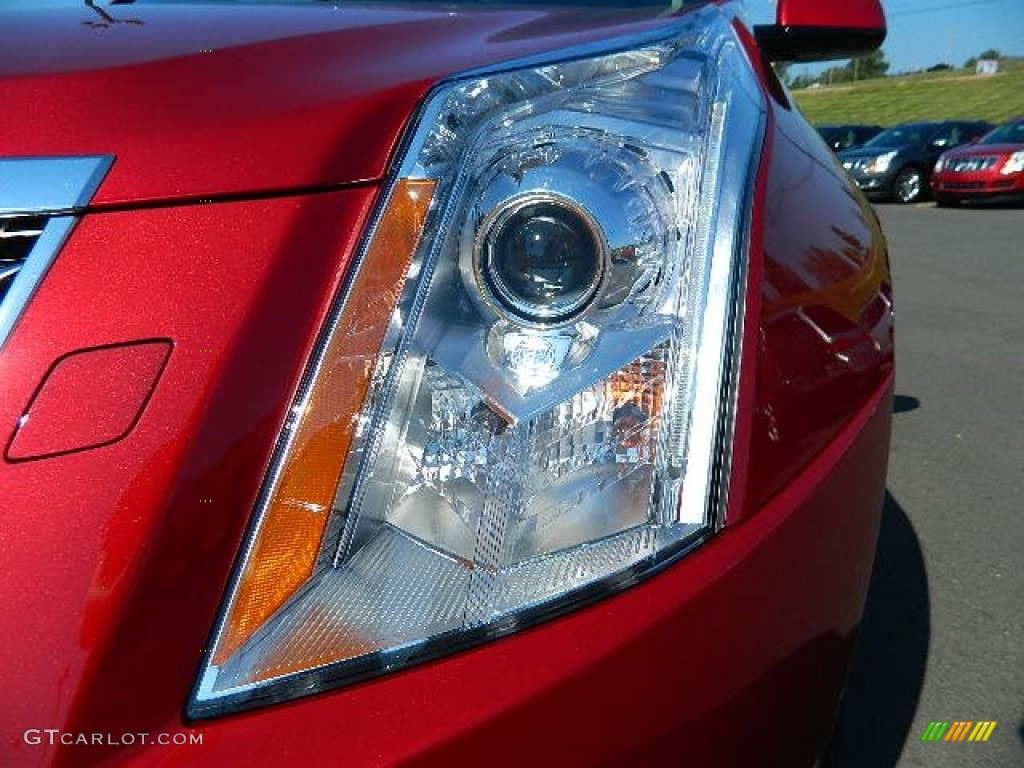 2013 SRX Premium FWD - Crystal Red Tintcoat / Light Titanium/Ebony photo #9