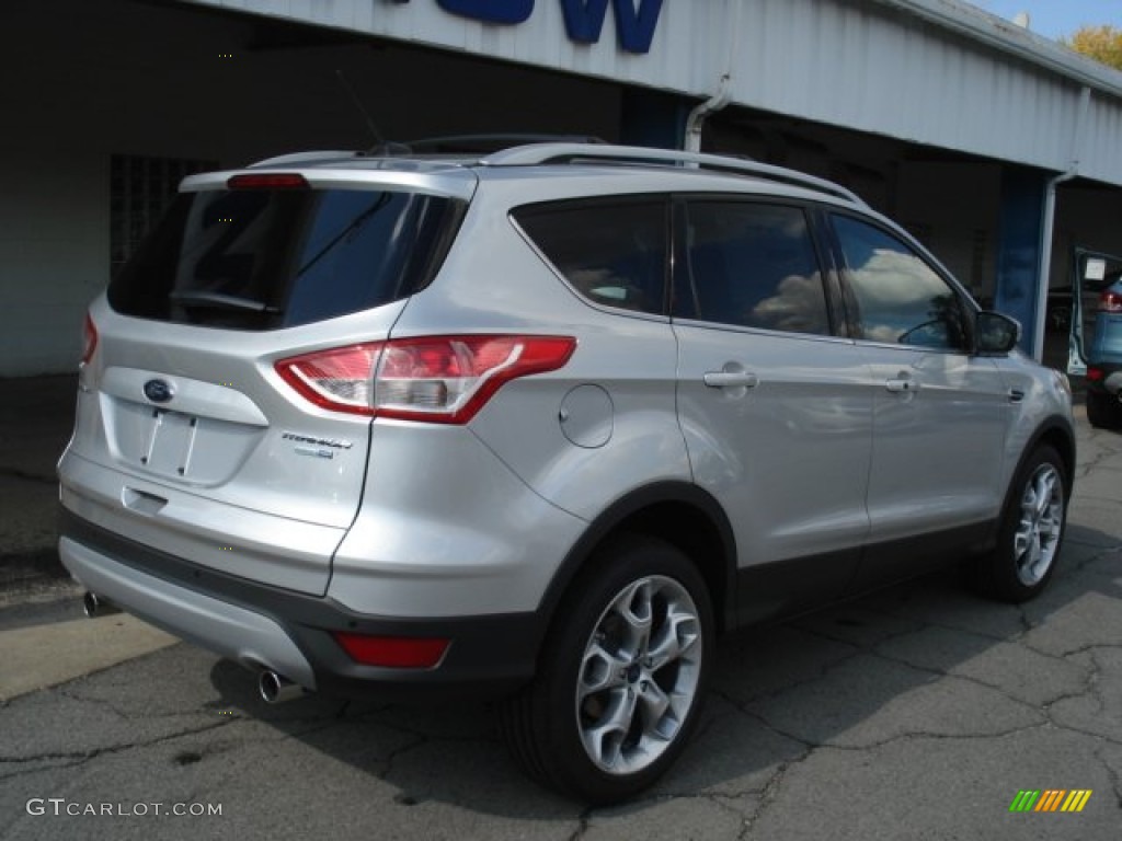 2013 Escape Titanium 2.0L EcoBoost 4WD - Ingot Silver Metallic / Charcoal Black photo #8