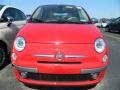 2012 Rosso Brillante (Red) Fiat 500 Lounge  photo #2