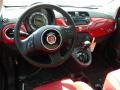 2012 Rosso Brillante (Red) Fiat 500 Lounge  photo #8