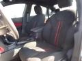 Black/Ruby Red 2013 Dodge Dart Rallye Interior Color