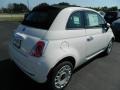 2012 Bianco (White) Fiat 500 c cabrio Pop  photo #4