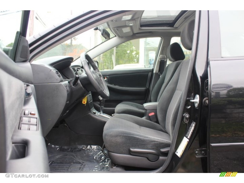2006 Corolla S - Black Sand Pearl / Dark Charcoal photo #7