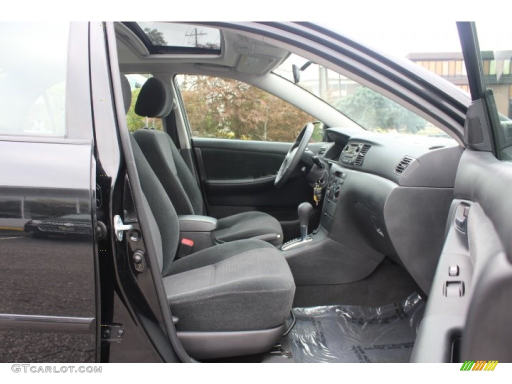 2006 Corolla S - Black Sand Pearl / Dark Charcoal photo #8