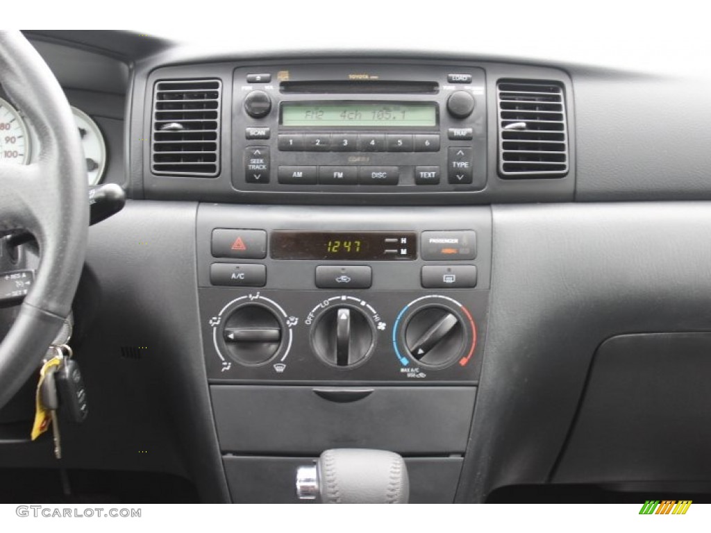 2006 Corolla S - Black Sand Pearl / Dark Charcoal photo #11