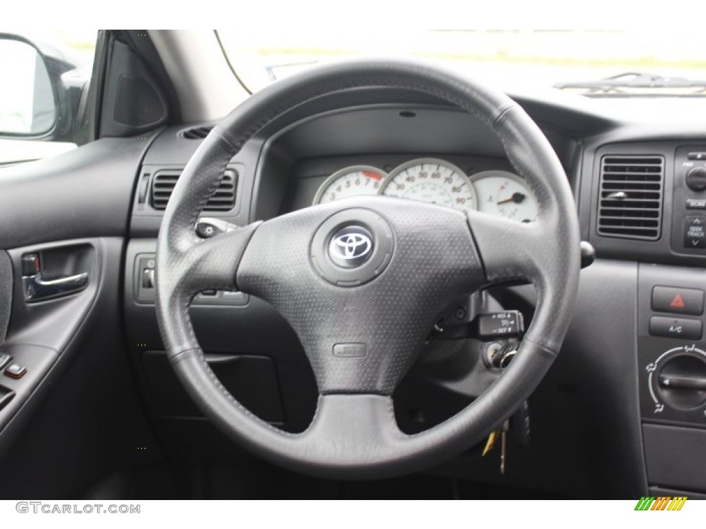 2006 Corolla S - Black Sand Pearl / Dark Charcoal photo #13