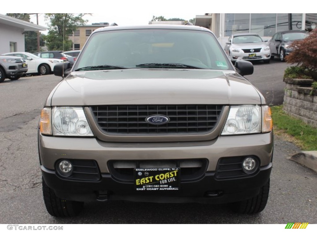 2003 Explorer XLT 4x4 - Mineral Grey Metallic / Graphite Grey photo #2