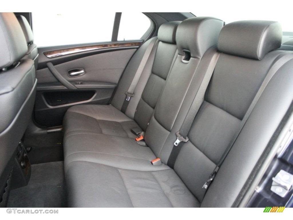 Black Interior 2010 BMW 5 Series 535i Sedan Photo #71702848