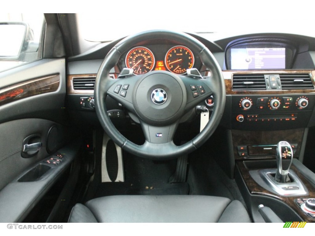 2010 BMW 5 Series 535i Sedan Black Dashboard Photo #71702989