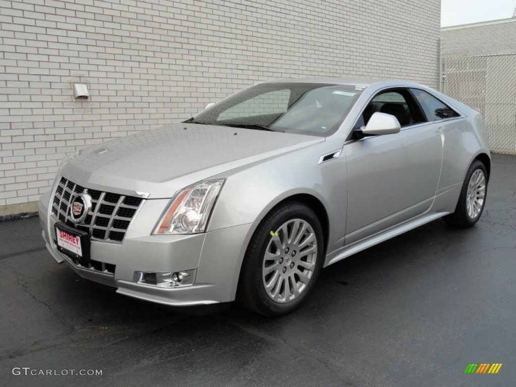 2013 CTS 4 AWD Coupe - Radiant Silver Metallic / Ebony photo #1