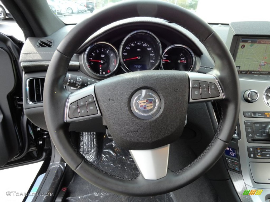 2013 CTS Coupe - Black Raven / Ebony photo #17