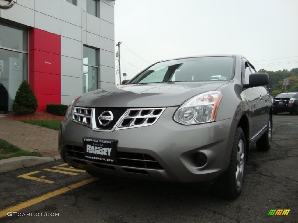 2011 Rogue S AWD - Platinum Graphite / Black photo #1