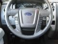 Steel Gray 2013 Ford F150 XLT SuperCrew 4x4 Steering Wheel