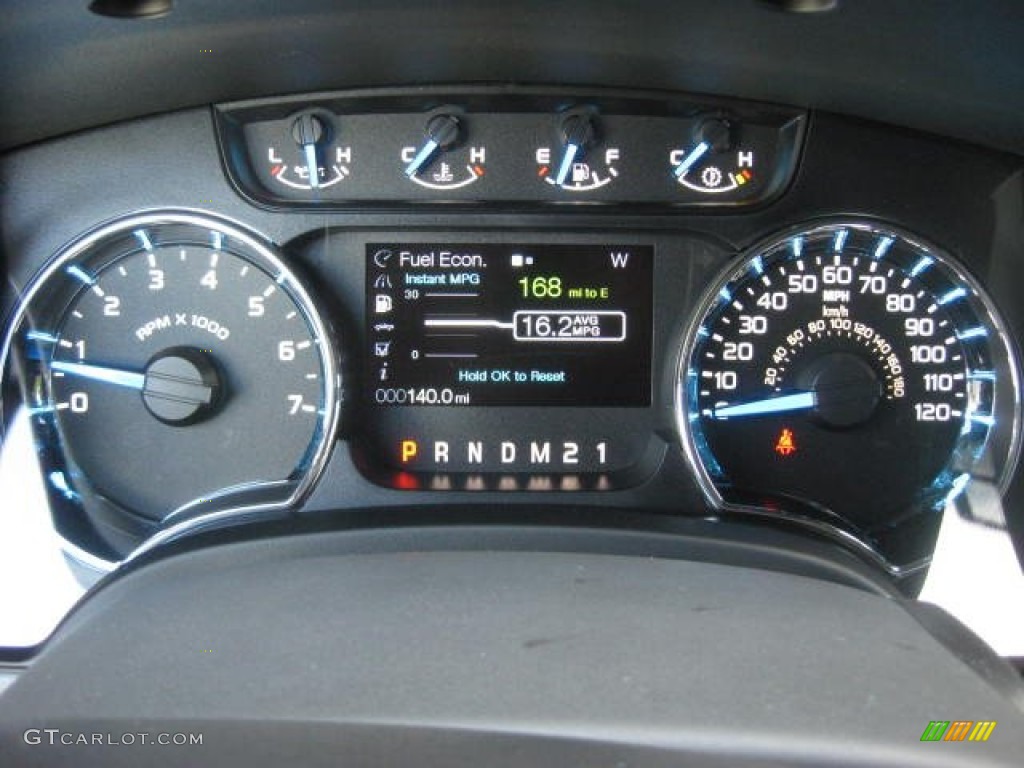 2013 Ford F150 XLT SuperCrew 4x4 Gauges Photo #71705482
