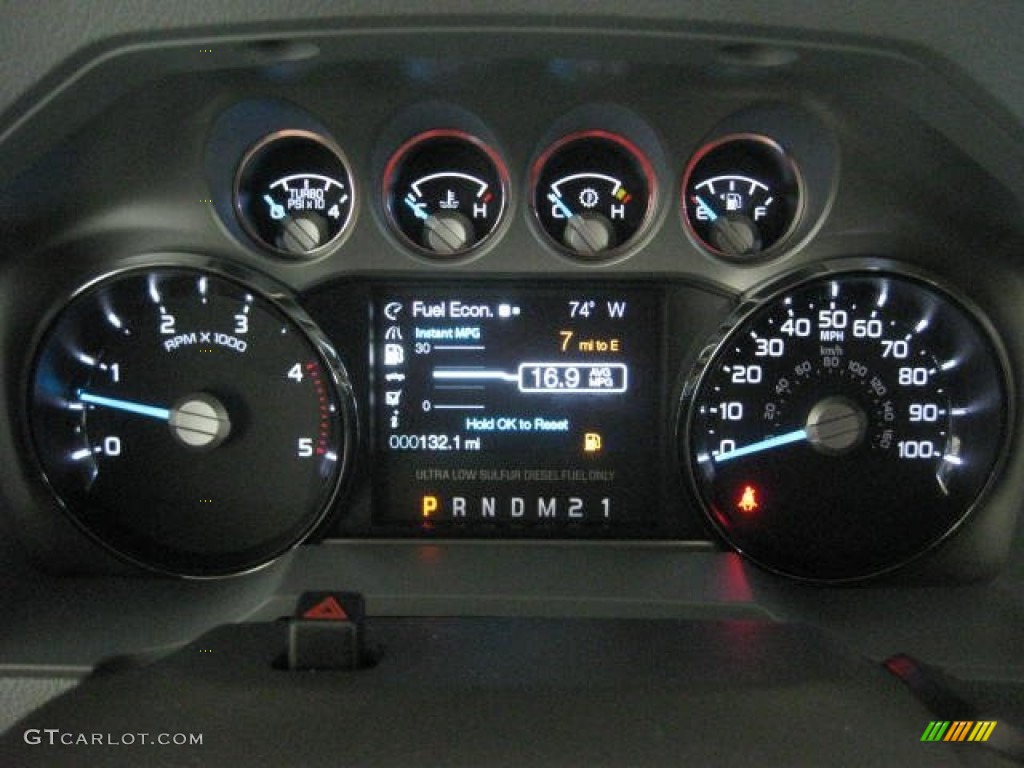 2012 Ford F250 Super Duty XLT Crew Cab 4x4 Gauges Photo #71706394