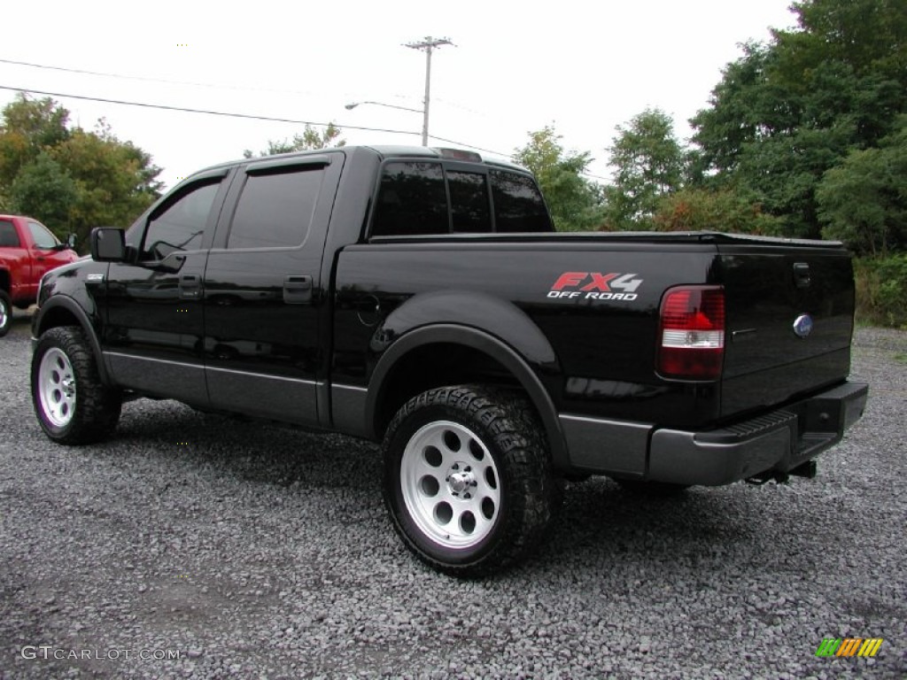 Black 2006 Ford F150 FX4 SuperCrew 4x4 Exterior Photo #71706979