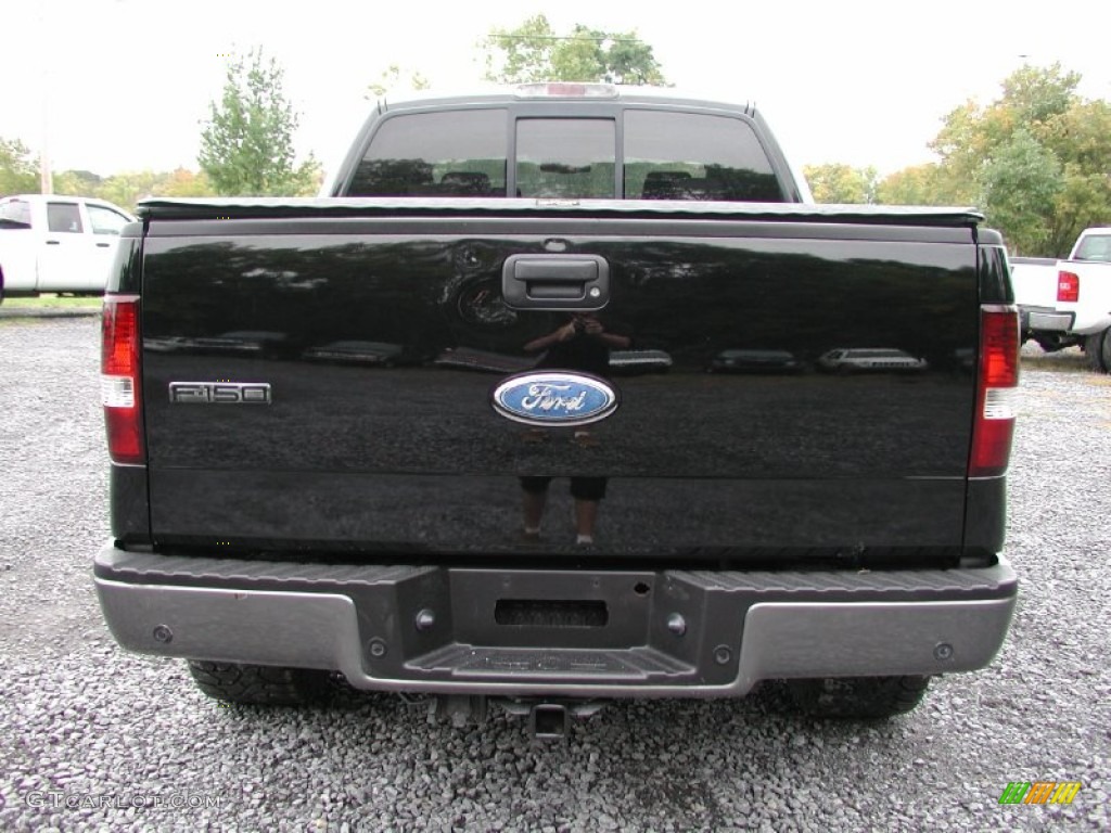 2006 F150 FX4 SuperCrew 4x4 - Black / Black/Medium Flint photo #11