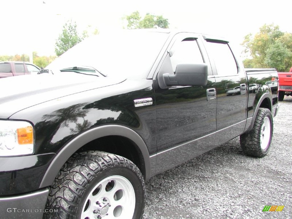 2006 F150 FX4 SuperCrew 4x4 - Black / Black/Medium Flint photo #34