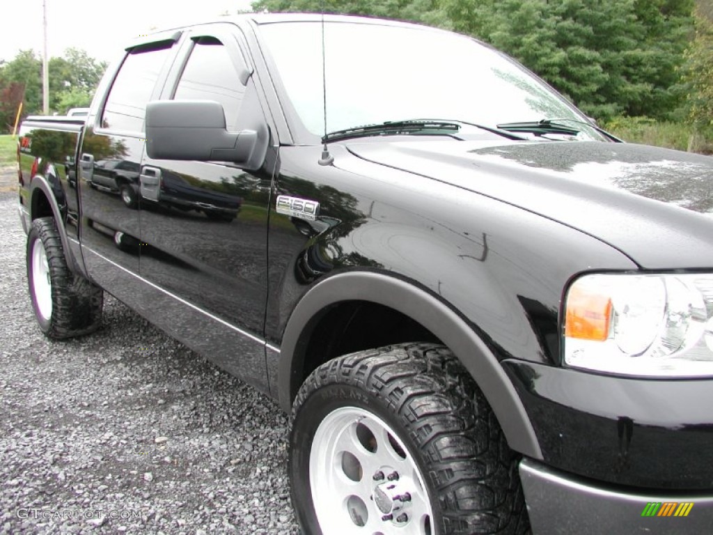 2006 F150 FX4 SuperCrew 4x4 - Black / Black/Medium Flint photo #35