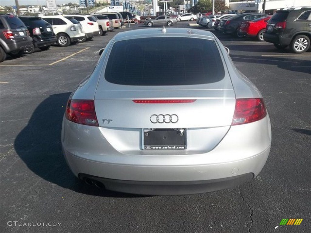 2008 TT 2.0T Coupe - Ice Silver Metallic / Black photo #4