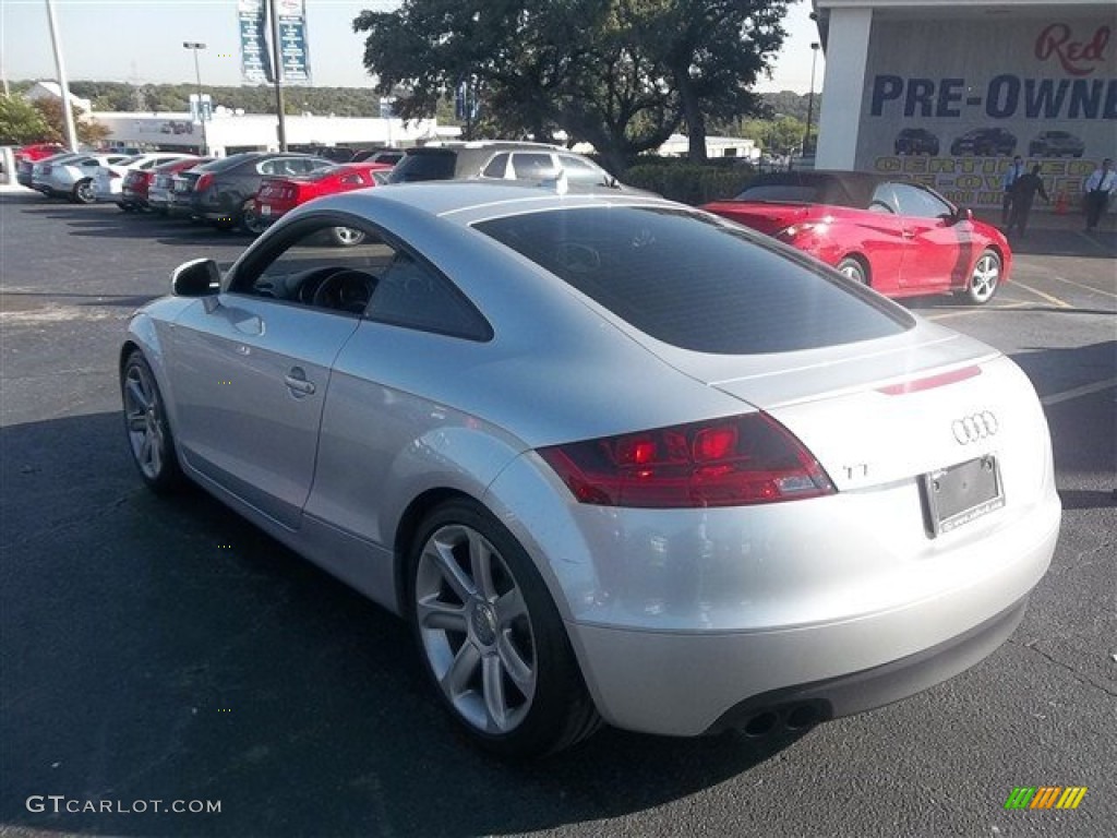 2008 TT 2.0T Coupe - Ice Silver Metallic / Black photo #5