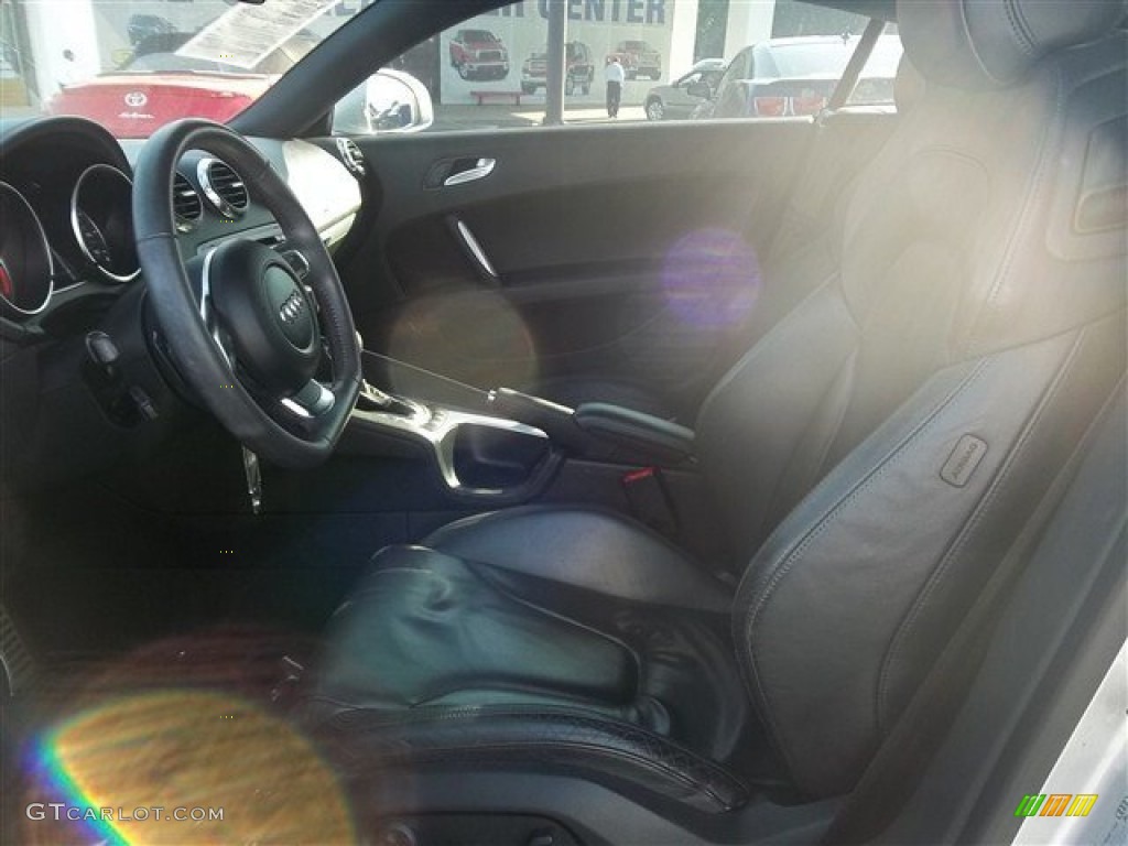 2008 TT 2.0T Coupe - Ice Silver Metallic / Black photo #12