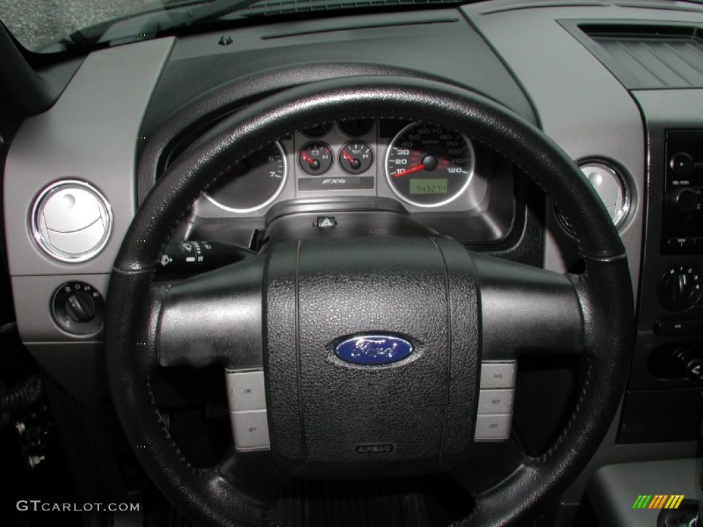 2006 F150 FX4 SuperCrew 4x4 - Black / Black/Medium Flint photo #53
