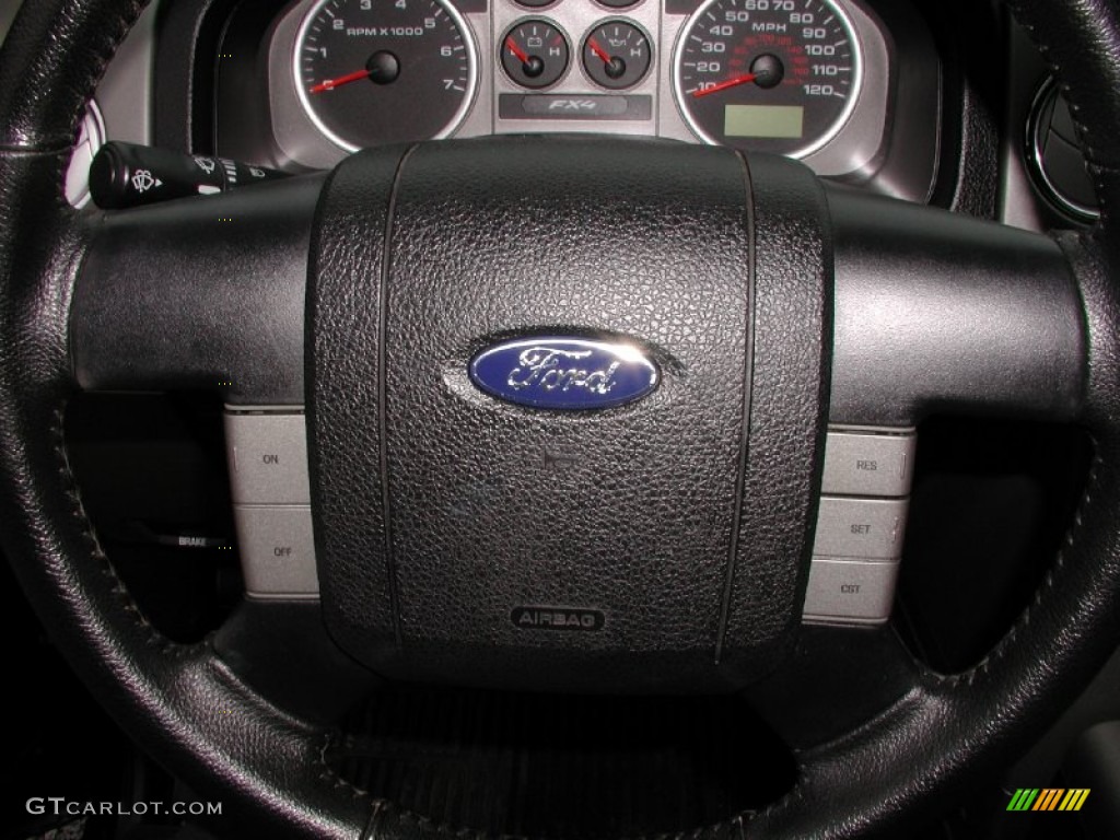 2006 F150 FX4 SuperCrew 4x4 - Black / Black/Medium Flint photo #58
