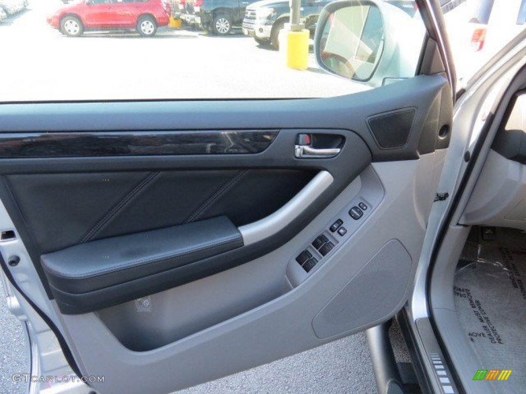 2009 Toyota 4Runner Urban Runner Dark Charcoal/Ash Alcantara Door Panel Photo #71708263