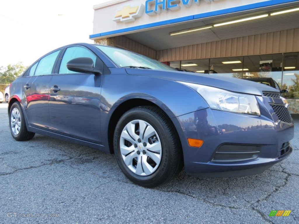 Atlantis Blue Metallic 2013 Chevrolet Cruze LS Exterior Photo #71709418