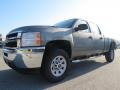 Graystone Metallic - Silverado 2500HD Work Truck Crew Cab Photo No. 3