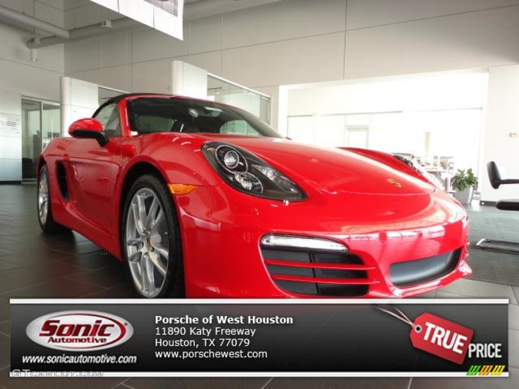 2013 Boxster  - Guards Red / Black photo #1