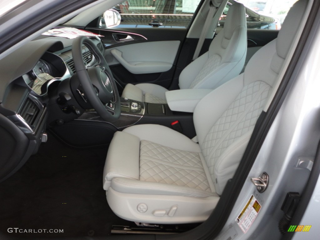 Lunar Silver Interior 2013 Audi S6 4.0 TFSI quattro Sedan Photo #71712160