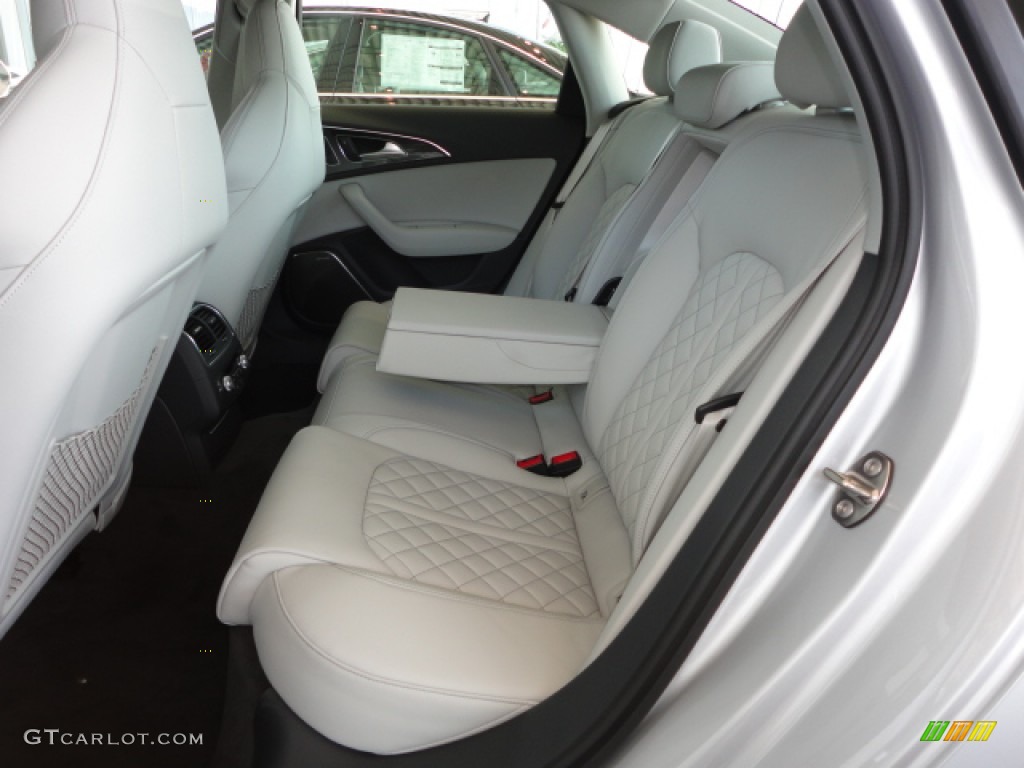 Lunar Silver Interior 2013 Audi S6 4.0 TFSI quattro Sedan Photo #71712178