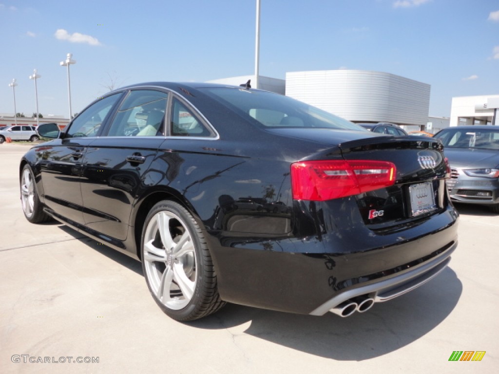 Phantom Black Pearl 2013 Audi S6 4.0 TFSI quattro Sedan Exterior Photo #71712244