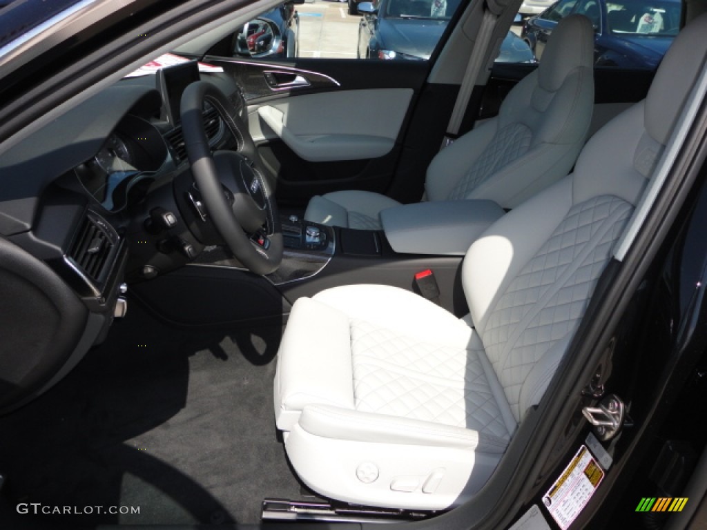 Lunar Silver Interior 2013 Audi S6 4.0 TFSI quattro Sedan Photo #71712271