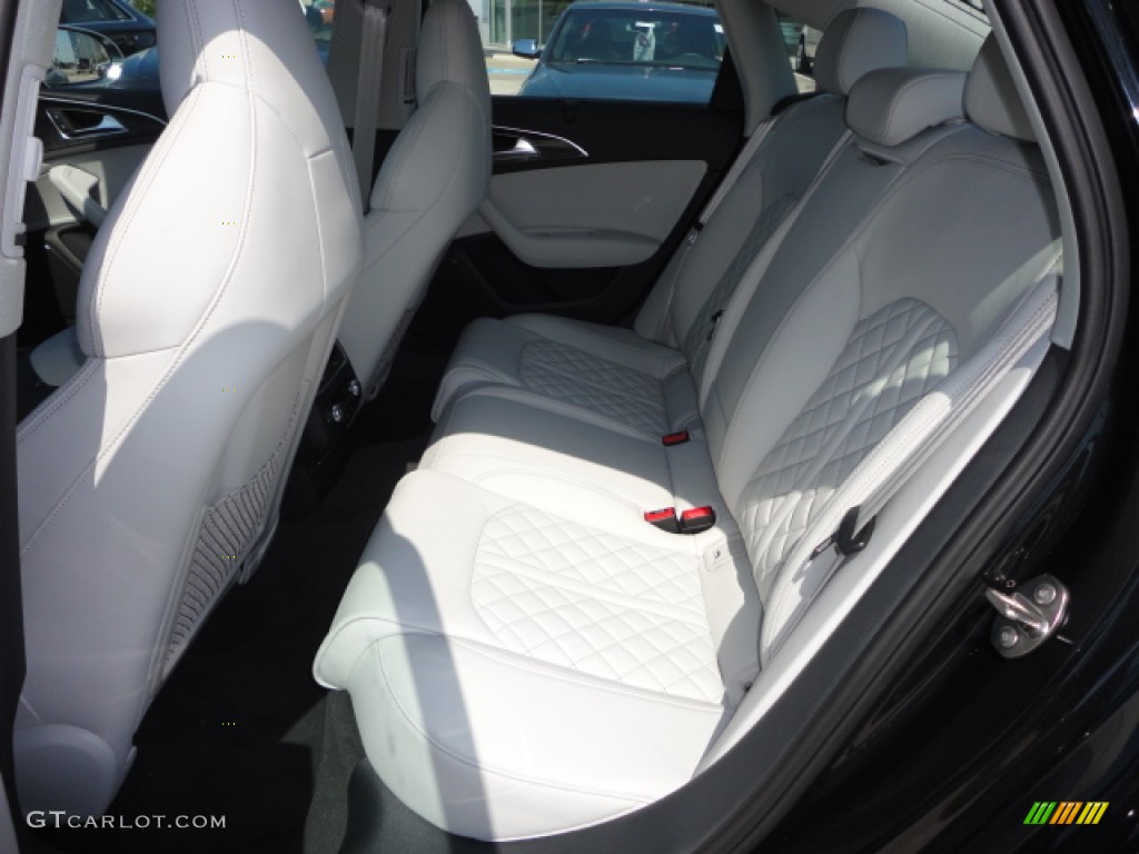 Lunar Silver Interior 2013 Audi S6 4.0 TFSI quattro Sedan Photo #71712280