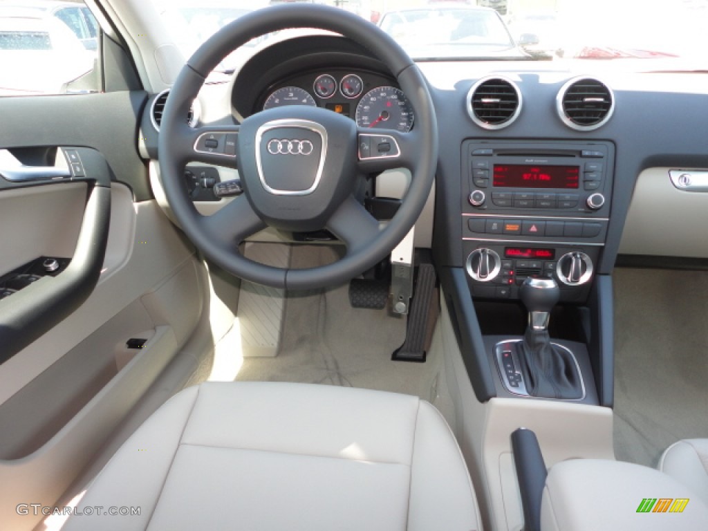 2013 Audi A3 2.0 TDI Light Gray Dashboard Photo #71712826