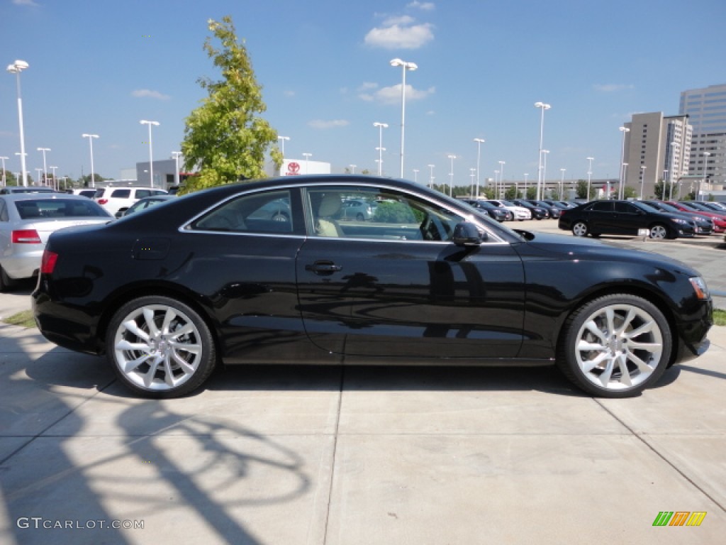 Phantom Black Pearl Effect 2013 Audi A5 2.0T quattro Coupe Exterior Photo #71713069