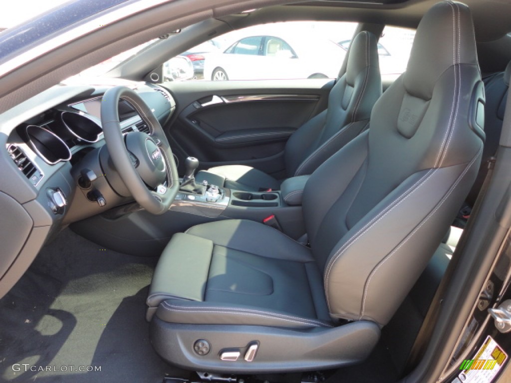 Black Interior 2013 Audi S5 3.0 TFSI quattro Coupe Photo #71713489