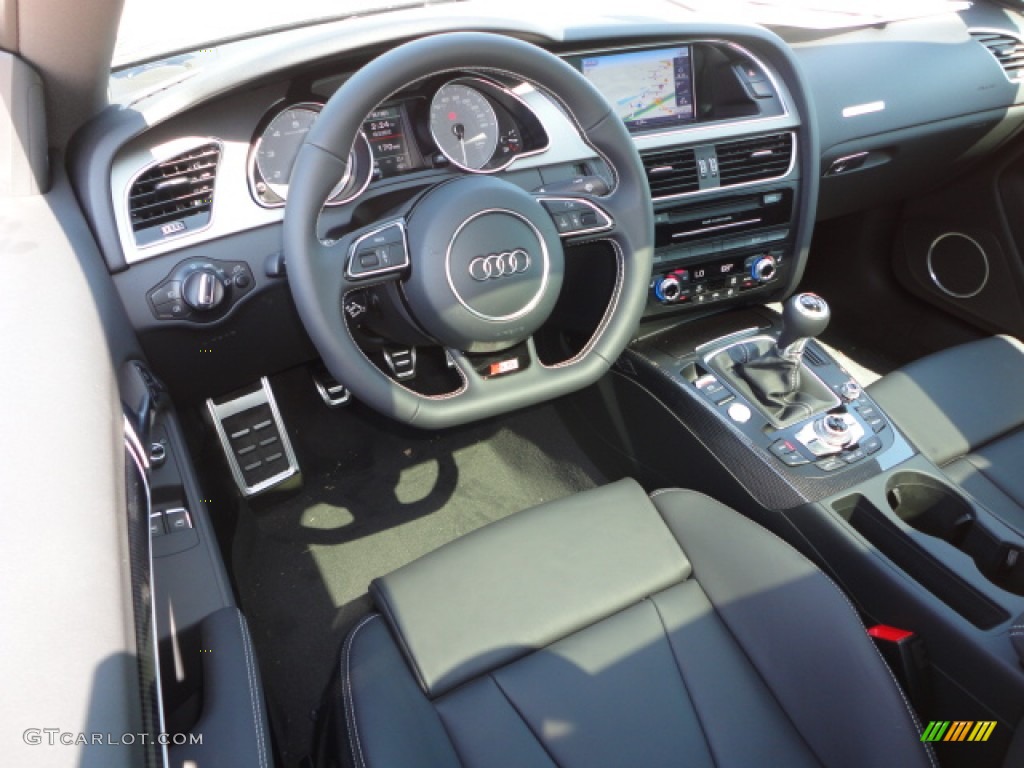 Black Interior 2013 Audi S5 3.0 TFSI quattro Coupe Photo #71713510