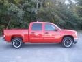 2008 Fire Red GMC Sierra 1500 SLE Crew Cab  photo #2