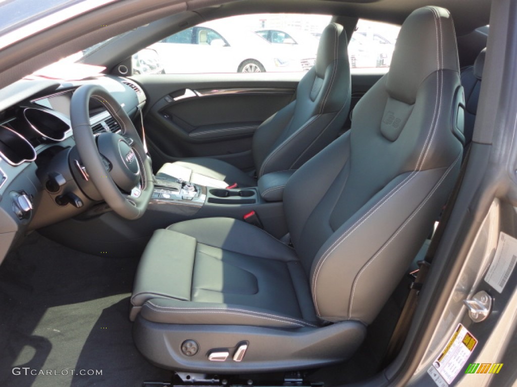 Black Interior 2013 Audi S5 3.0 TFSI quattro Coupe Photo #71713606