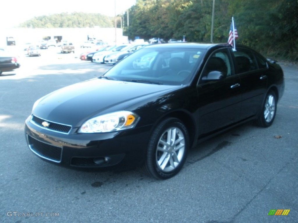 2012 Impala LTZ - Black / Ebony photo #14