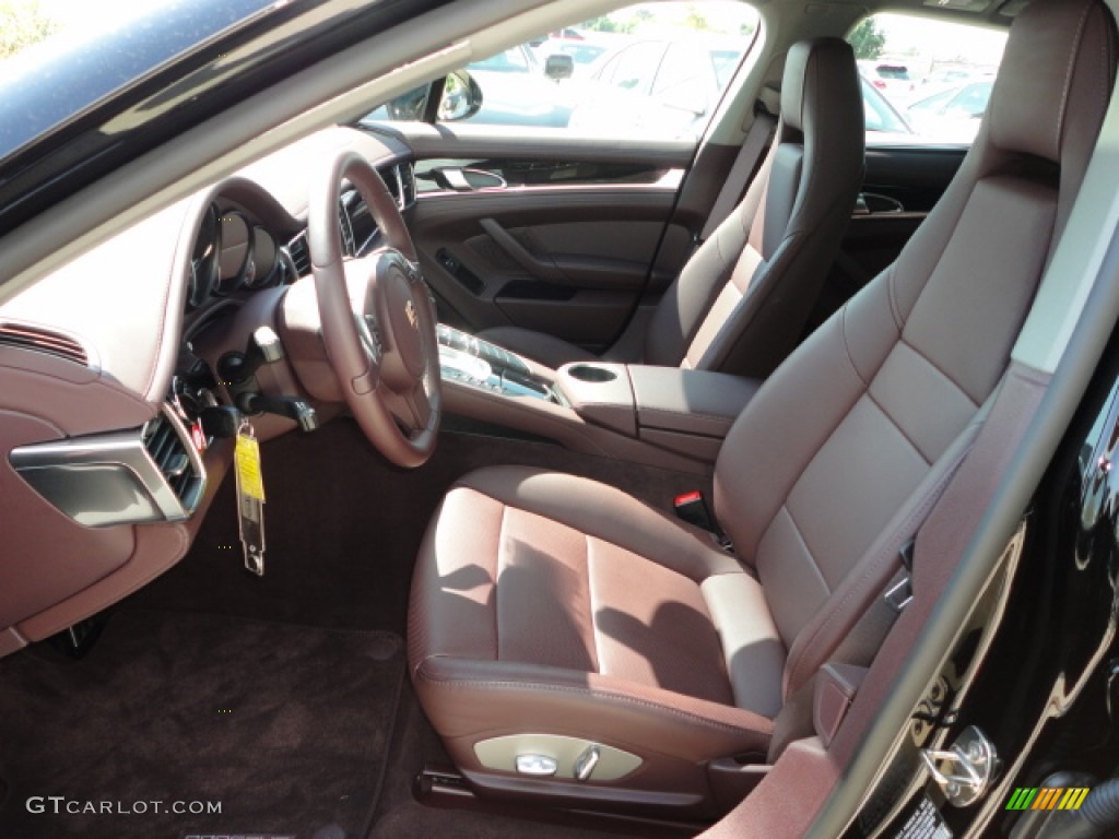 Marsala Red Interior 2012 Porsche Panamera S Hybrid Photo #71714083