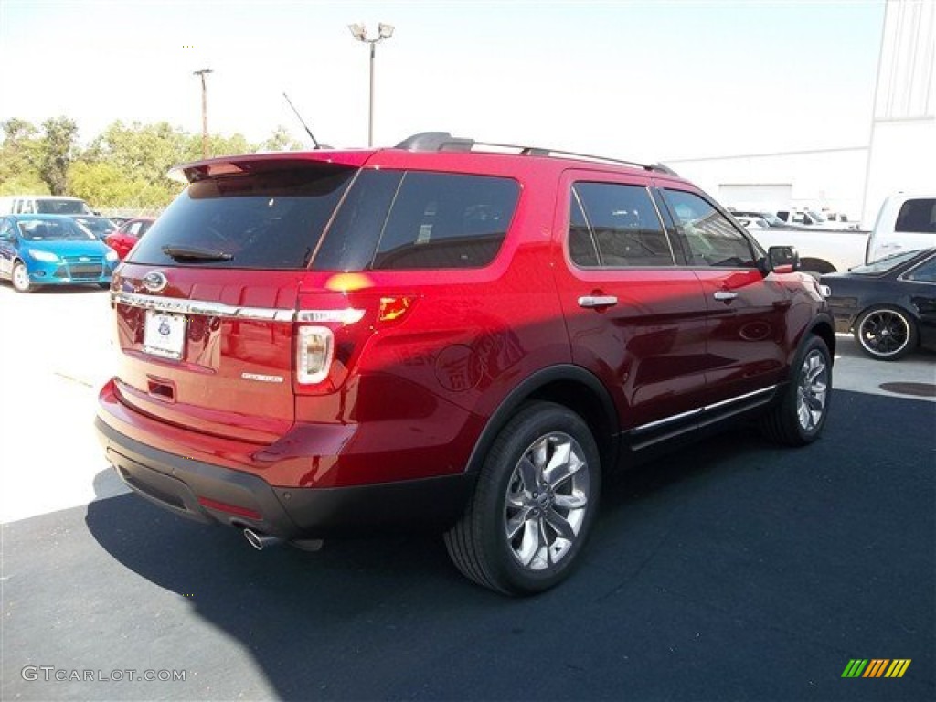 2013 Explorer XLT - Ruby Red Metallic / Medium Light Stone photo #8