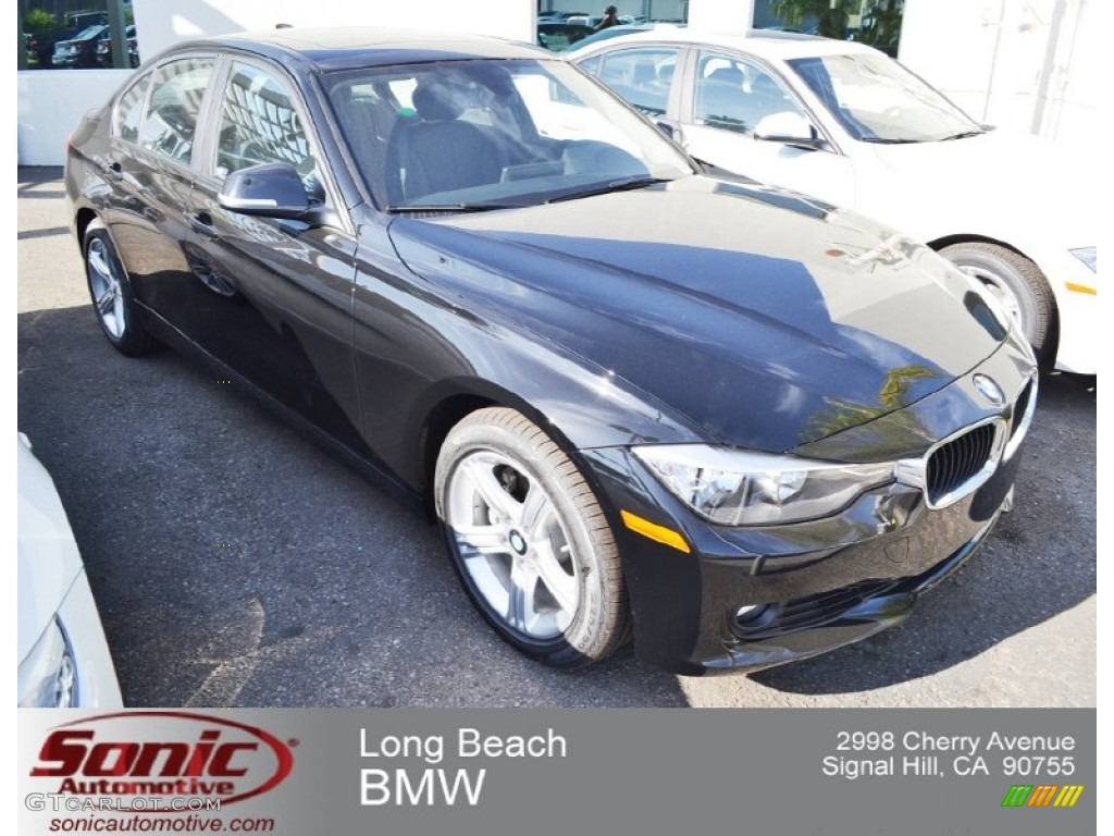 2013 3 Series 328i Sedan - Jet Black / Black photo #1