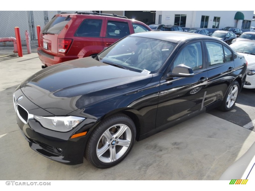 2013 3 Series 328i Sedan - Jet Black / Black photo #9