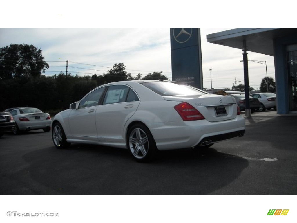 2013 S 550 Sedan - Diamond White Metallic / Sahara Beige/Black photo #3